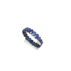 Stretch Bracelet Natural Lapis Lazuli Beads Gem Stone Adjustable Unisex E153